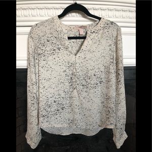 Cream Blouse by Forever 21 Contemporary